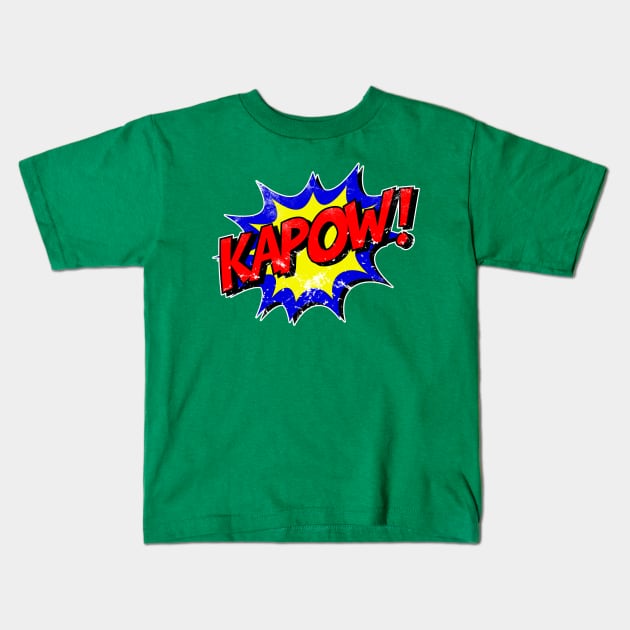 Comic Books Lover Kids T-Shirt by Scar